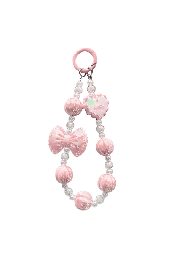 Handmade Beaded Phone Chain Pendant Telephone Lanyard Cellphone Rope Fashion Keyring Keychain For Women Jewelry