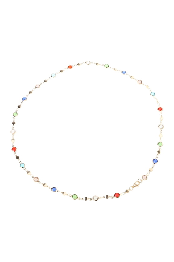 Handmade Beads Necklace Beads Necklace Long Chain Necklace Alloy Texture