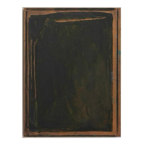 Handmade Beige Abstract Painting Brown Painting Wabi-sabi Wall Art Earth Tones Painting Geometric Wall Art Large Wall Decoration