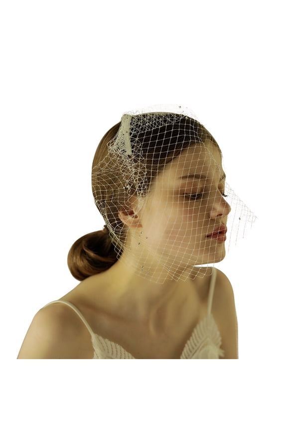 Bridal Accessories Short Veil Cloth Vintage 1Pack