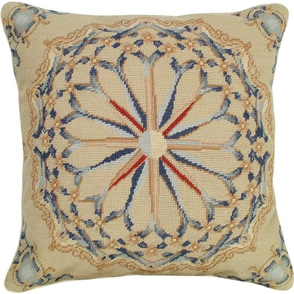 Handmade Besserabian Needlepoint Pillow 20x20