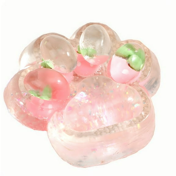 Handmade Big Cat Paw Silicone Squeeze Toys, 2025 New Christmas Cat Paw Squeeze Toys, Fufu Cat Paw Sensory Toys for Stress Relief