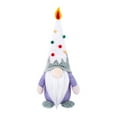 thumbnail image 1 of Handmade Birthday Doll Figurine Festive Swedish Tomte Cake Topper Decoration for Home Desktop Party Celebration, 1 of 6