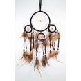 thumbnail image 1 of Handmade Black Dream Catcher With Feathers Wall Hanging Decoration Ornament Gift, 1 of 1