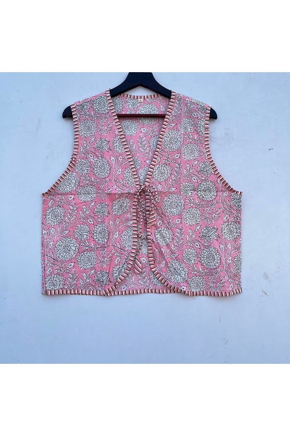 Fashion Jackets Quilted, Printed, Boho Outerwear Vests, Women's