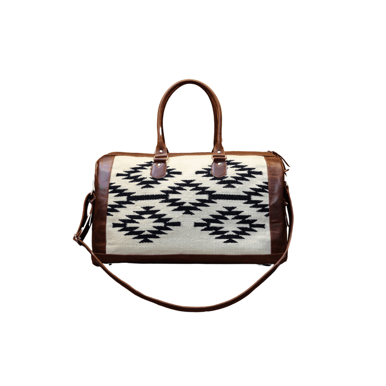 Handmade Boho Aztec Duffel Bag, Weekender Bag, Beach bag, diaper