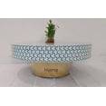 thumbnail image 1 of Handmade Bone Inlay Coffee Table: Geometric Targua Design, 1 of 5