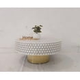 thumbnail image 1 of Handmade Bone Inlay Coffee Table: Targua Pattern Round Table, 1 of 5