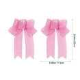 thumbnail image 1 of Handmade Bow Party Decoration Items Imitation Linen Solid Color Ribbon Bow Accessories Pendant, 1 of 6