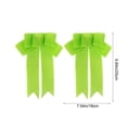 thumbnail image 1 of Handmade Bow Party Decoration Items Imitation Linen Solid Color Ribbon Bow Accessories Pendant, 1 of 6