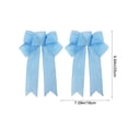 thumbnail image 1 of Handmade Bow Party Decoration Items Imitation Linen Solid Color Ribbon Bow Accessories Pendant, 1 of 6