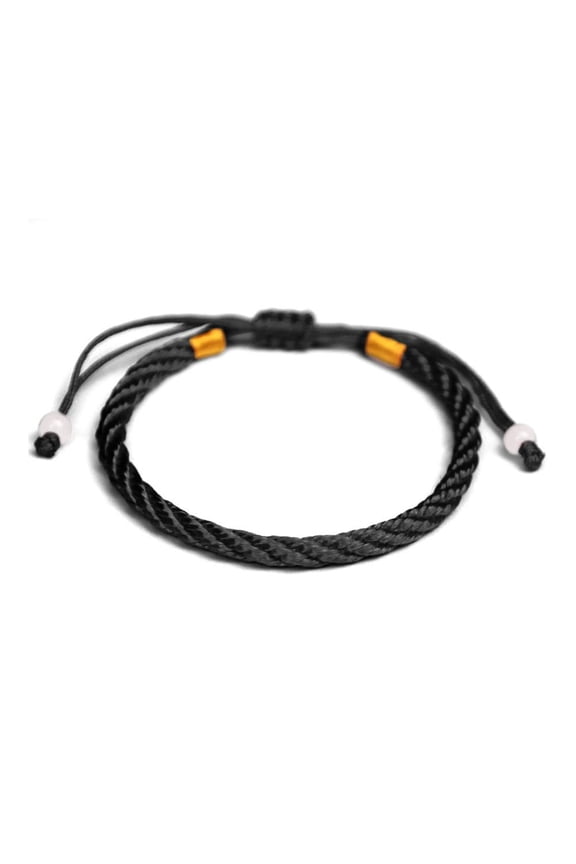 Handmade Braid String Red Bracelet Black White Woven Lucky Rope for Lovers Ideal as Jewelry for Daily Wear