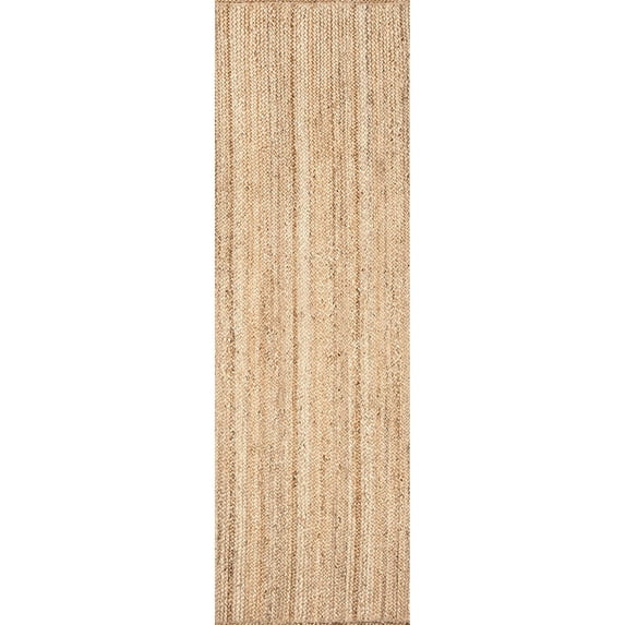Handmade Braided Natural Pure Jute Area Rugs ,Home Décor Rugs Size 2 x 16 Feet ( 60 cm x 480 cm )