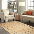 thumbnail image 1 of Handmade Braided Natural Pure Jute Area Rugs ,Home Décor Rugs Size 6 x 6 Feet Square ( 180 cm x 180 cm ), 1 of 4