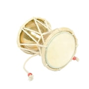 Handmade Brass Damru an Indian Musical Instrument of Lord Shiva for Kirtan, Made in India Best For Gifting