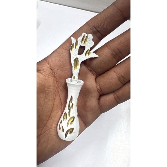 Handmade Brass Surma Dani - Surmadani Eye Kohl Holder Container Eyeliner Islamic Bottle Holder Without Surma Pack Of 1