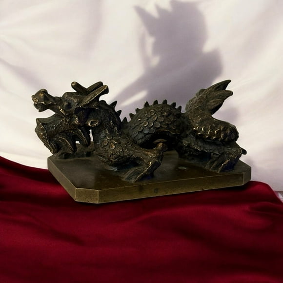 Handmade Bronze Dragon Sculpture