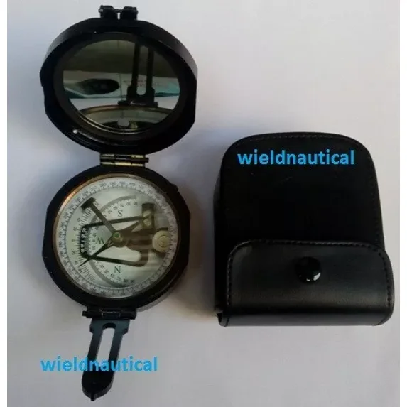 Handmade Brunton Ainsworth Surveyors Geological Pocket Transit Compass Functional Work Collectible Gift