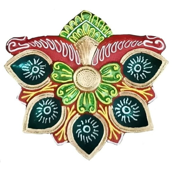 Handmade Butterfly Diyas for Diwali Decoration. | Hand Painted Clay Mitti Diya | Lanterns for Diwali Rangoli Decoration | Decoration Mitti Diya | Handmade Colourful Diyas