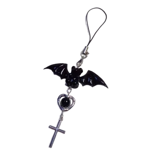 Handmade Butterfly Phone Pendants Unique Mobile Straps Bowknot Phone Chain Heart Keychain Pendant for Phone Bag and Key