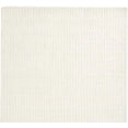 thumbnail image 1 of Handmade Capitola Space-Dyed Wool Area Rug with Cotton Backing, Modern Grid Design, Ivory, 8x11, for Living Room, Bedroom, Dining Room, Office, 1 of 3