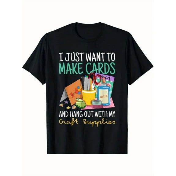 Handmade Card Making Craft Design Creative Maker Unisex T-Shirt up to size 5XL