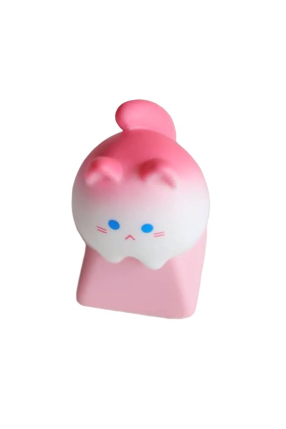Handmade Cartoon Rabbitss Shaped Keycap for Crosses Axises Keyboards ESC