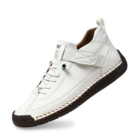 Handmade Casual Walking Shoes, Flexible Soft Sole Comfortable Flat Slip On Loafers, for Everyday Wear, Lightweight Breathable Design