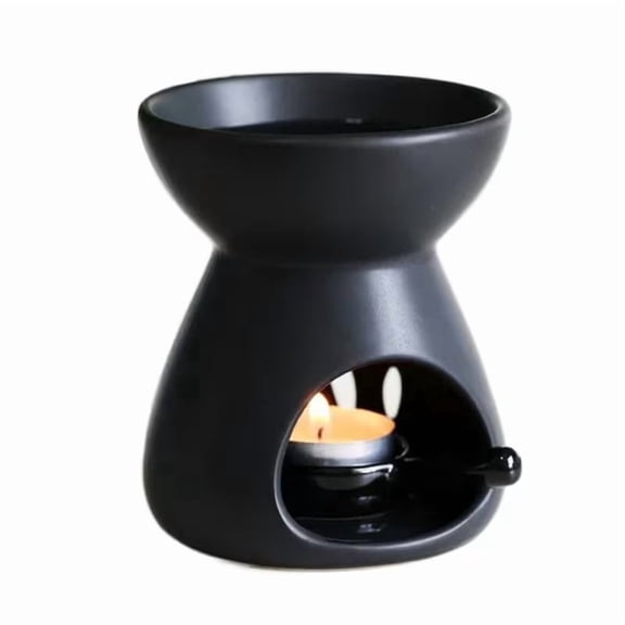 Handmade Ceramic Candle Burner & Essential Oil Diffuser - 3.04 oz Capacity for Spa, Home, Meditation, and Yoga
