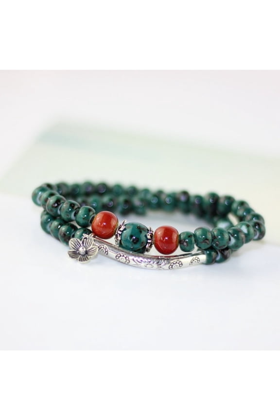 Handmade Ceramic Bracelet Unisex Geometric Design and Individually Packed Customizable Bracelet Perfect for Advertising