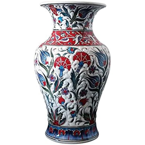 Handmade Ceramic Flower Vase, 13 inches of Height$$Home Decor, Kitchen, & Other