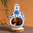 thumbnail image 1 of Handmade Ceramic Palo Santo Holder Burner - Mini Chimenea Incense Dish for Palo Santo and Sticks - Sage Holder for Meditation Decor, 1 of 7