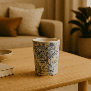 Handmade Ceramic Tumbler – Eco-Friendly, Bathroom, or Office Décor