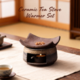 thumbnail image 1 of Handmade Ceramic Wax Melts Warmer, Essential Oil Diffuser, Ceramic Tea Stove Warmer Set, Cedar and Zen Burner for Aromatherapy and Teapot Heating, 1 of 8