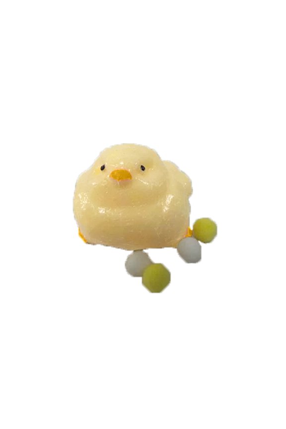 Handmade Chick Shaped Soft Toy Cute Chick Design Plush Fidget Toy Stress Relief Toy for Anxiety Relief and Daily Relaxation Portable Keychain Decor
