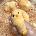 thumbnail image 1 of Handmade Chick Squishes Toys,Cute Taba Squishes Toys,Soft Fufu Squishes Fidget Toys Silicone Squeeze Toys for Stress Relief Gifts（1PC）, 1 of 8
