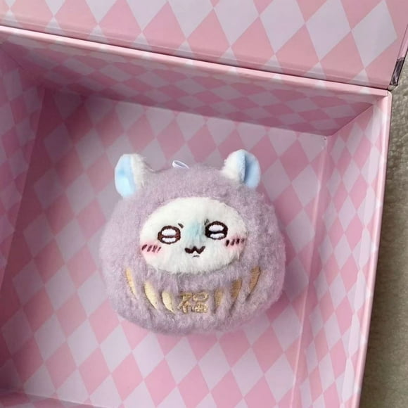 Handmade Chiikawa Saitama Pop-up Store Round and Plump Fur Power Flying Mouse Cute Plush Doll Pendant Friend Gift