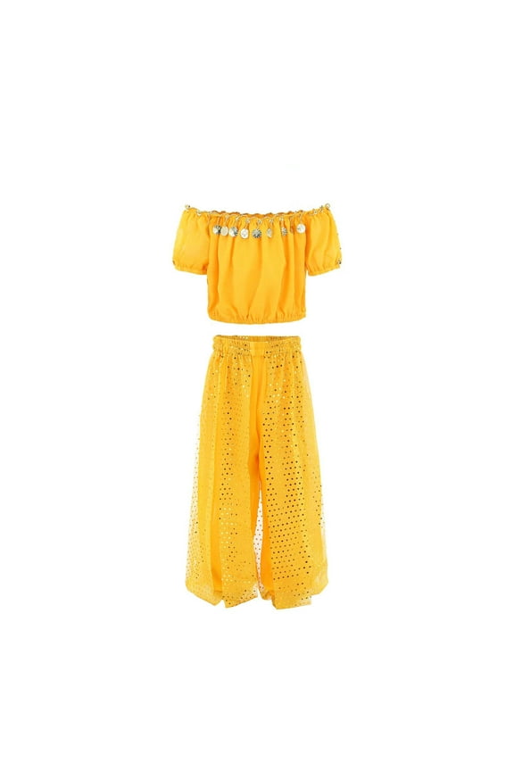 Handmade Children Girl Belly Dance Kids Belly Dancing Dance Cloth