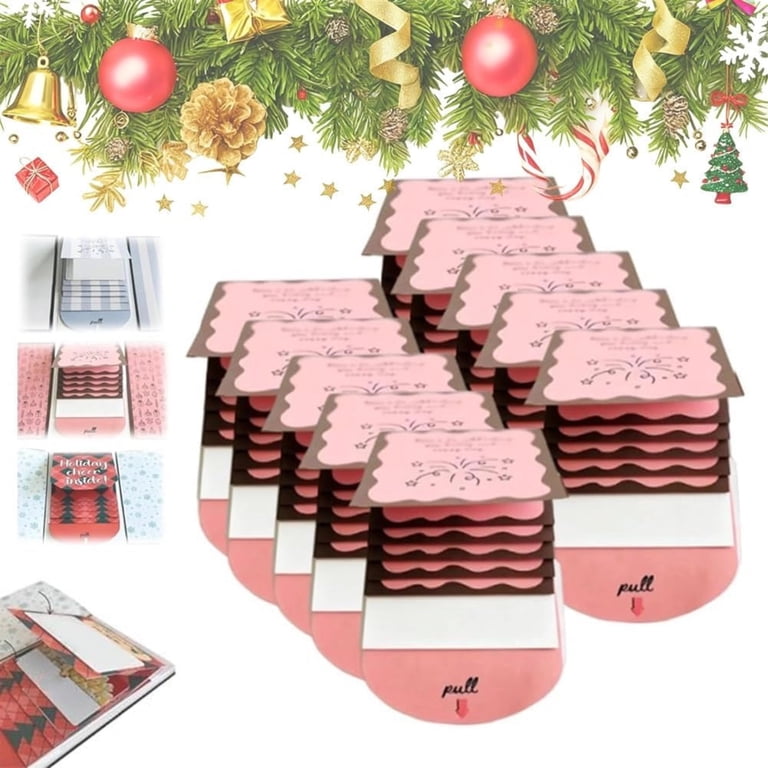 Handmade Christmas Gift Card Holder Book, Surprise Cards with Envelopes,  Waterfall Holiday Gift Card Sleeve Booklet, DIY Personalized Christma Gifts,  Xmas Party Supplies for Family, Friends(10PCS) - Walmart.com
