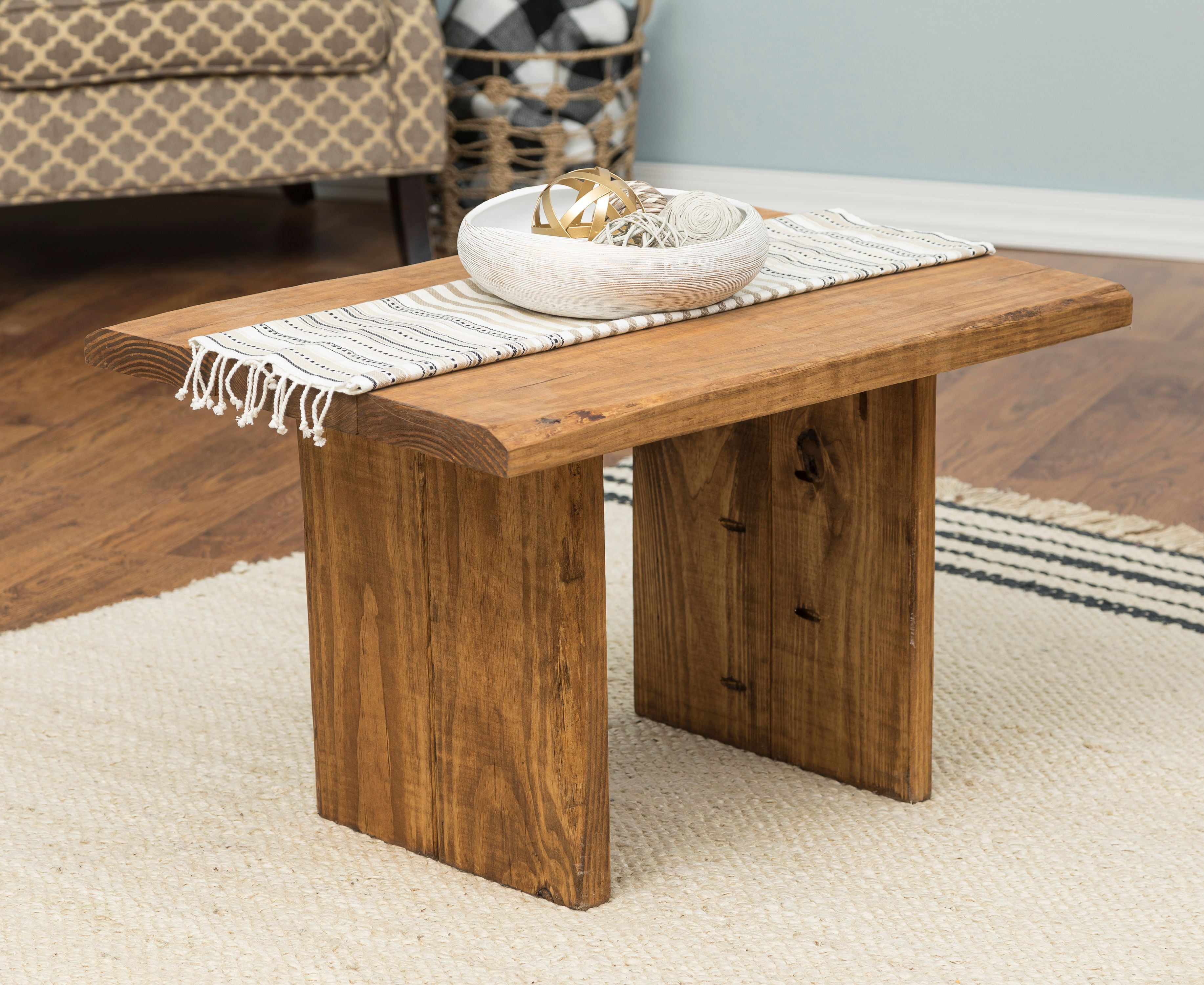 Del hutson barnwood coffee table deals