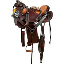 Handmade Classic Quality Wooden & Fiberglass Western Wade Ranch Roping Horse Saddle