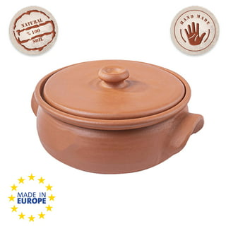 Luksyol Clay Pot For Cooking, Large Pot, Big Pots For Cooking, Handmade  Cookware, Cooking Pot With Lid, Terracotta Pot, Terracotta Casserole, Brown