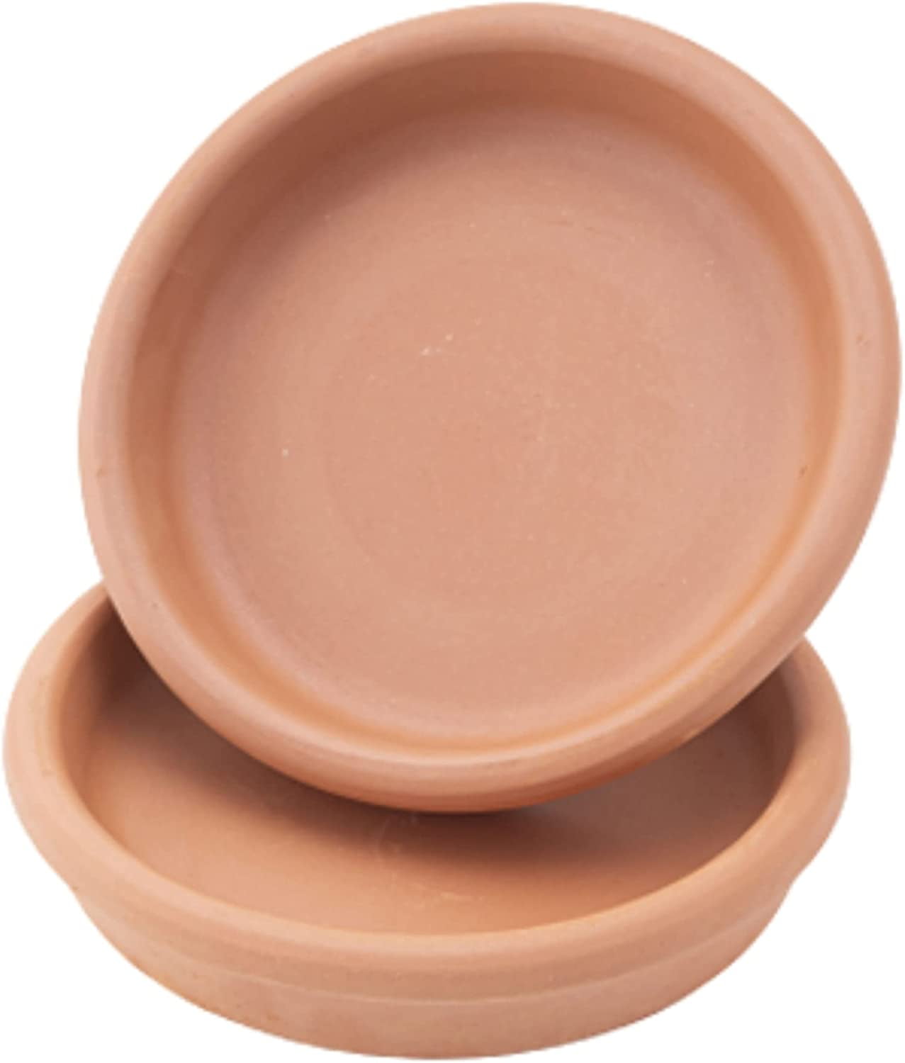 Hakan Handmade Clay Pot with Lid, Natural Unglazed Earthen