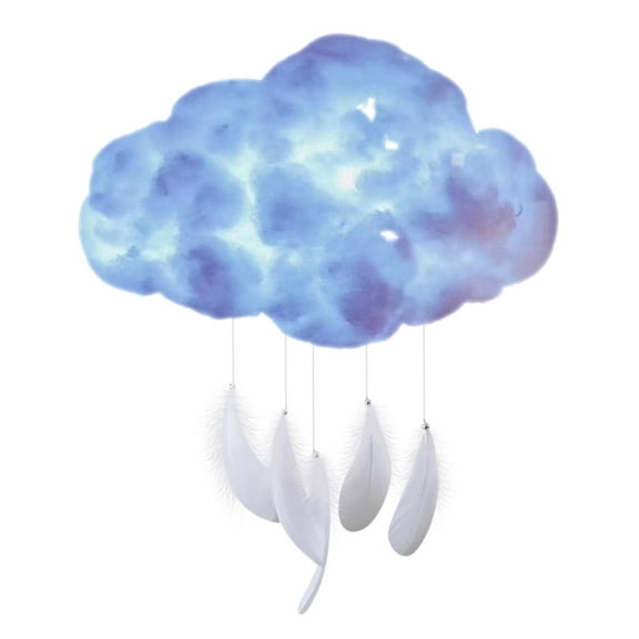 Handmade Cloud Lamp with Warm White Glow for Children Night Light DIY Home