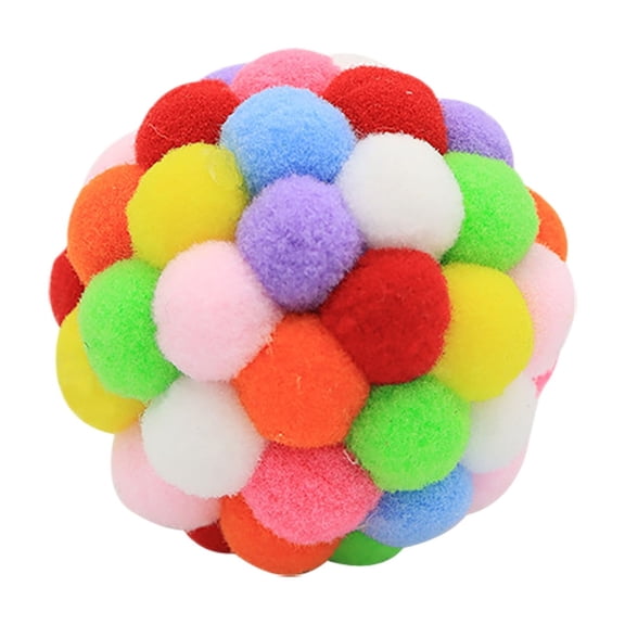 Handmade Colorful Interactive Cat Play Toy With Embedded Sand Filled Cartoon Mouse Bite Resistant Indoor Cat Toy