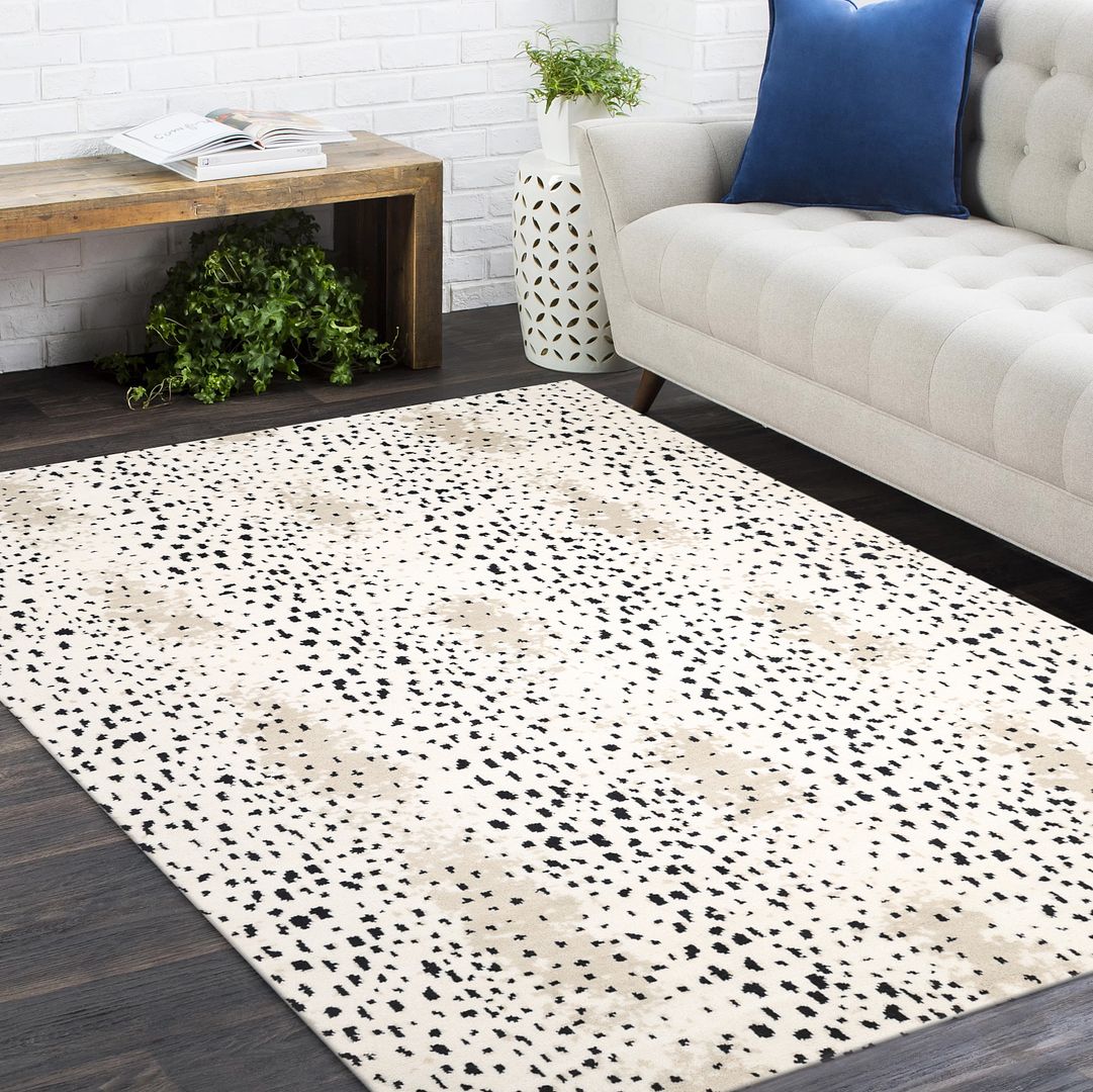 SAFAVIEH Modern Art MDA621B Handmade Black / Ivory Rug - Walmart.com