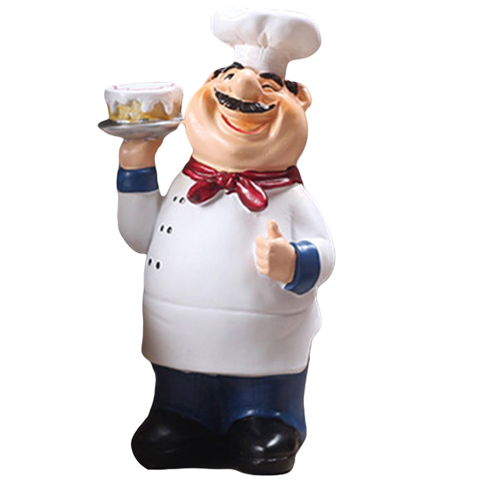 Cook Collection Figure Handmade Cook Figurine Sculpture Resin Statue Perfectly For Kitchen And ...