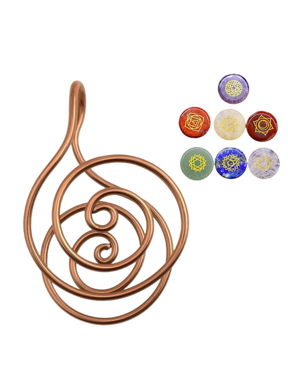 Handmade Copper Ring for Women, Crystal Energy Healing Chakra Balancing Jewelry