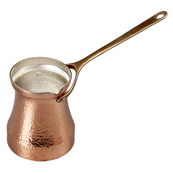 Handmade Copper Teapot, Vintage Hammered Copper Teapot, Turkish Coffee Cup, Easy to Clean, for Home, Cafe