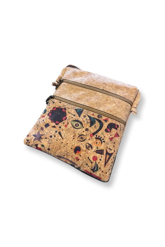 Handmade Cork crossbody bag vegan sustainable organic eco friendly gifts Johan Miro lightweight durable waterproof